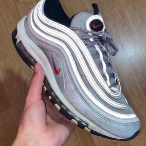 Silver air max 97 size 6.5 woman’s 8